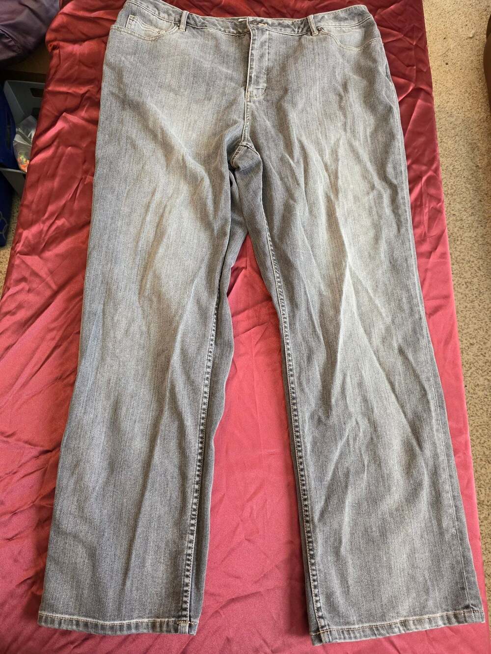 Coldwater Creek Women's Gray Denim Jeans Size 20